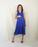 Vestido de maternidad, Dinora azul rey