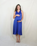 Vestido de maternidad, Dinora azul rey