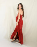 Vestido de maternidad Ginna, óxido
