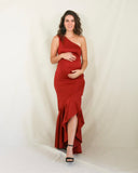 Vestido de maternidad Ginna, óxido