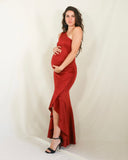 Vestido de maternidad Ginna, óxido