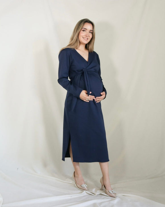 Vestido de maternidad Aitana azul marino Ponti roma