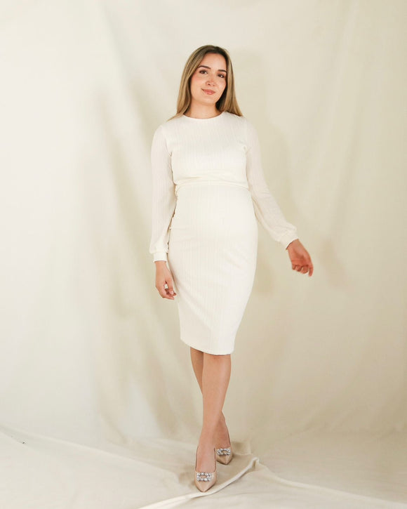 Set de maternidad, Vanessa ivory textura