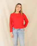 Blusa lactancia olanes roja cey