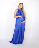 Vestido Ariel de maternidad y lactancia azul rey