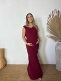 Vestido de maternidad Anahi, vino