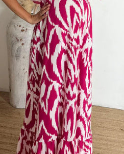 Tela zebra rosa