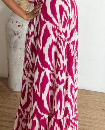 Tela zebra rosa