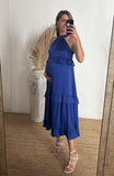 Vestido de maternidad, Victoria azul rey