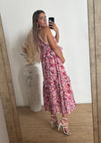 Vestido de maternidad, Victoria rosa tallos