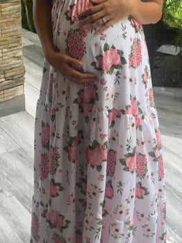 Tela blanco con rosas