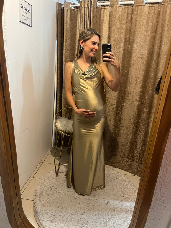 Vestido de maternidad, Anabella dorado CH