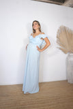 Vestido de maternidad Dayana azul cielo claro