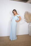 Vestido de maternidad Dayana azul cielo claro