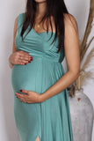 Vestido de maternidad Nubia azul polvo CH