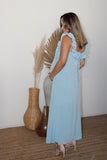 Vestido de maternidad, Rossenda mar azul CH