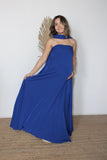 Vestido de Maternidad, Adela azul rey CH
