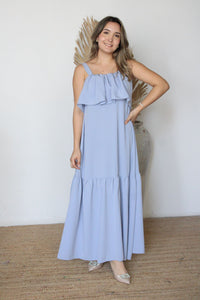 Vestido de lactancia, Mitzi azul polvo