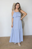 Vestido de lactancia, Mitzi azul polvo