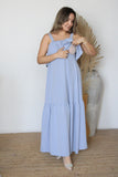 Vestido de lactancia, Mitzi azul polvo