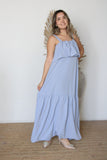 Vestido de lactancia, Mitzi azul polvo