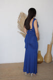 Vestido de maternidad Anahi, azul rey licra CH