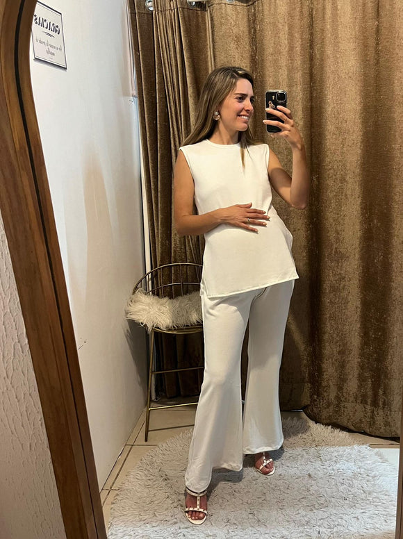 Conjunto de maternidad Cinthya, ivory caliente