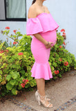 Vestido de maternidad, Loredana pink wave