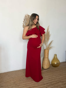 Vestido de maternidad, Astrid rojo