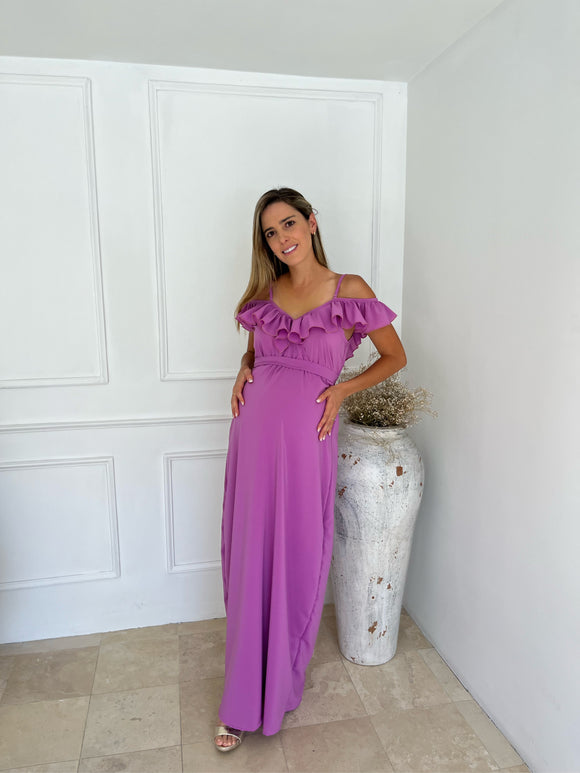 Vestido de maternidad Dayana tulip