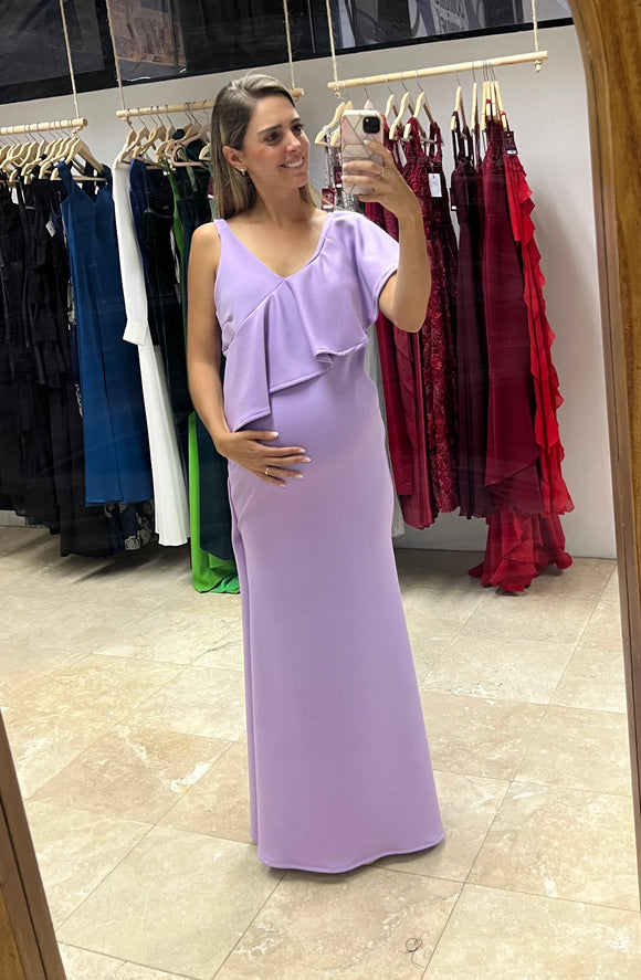 Vestido de maternidad Linda, lila