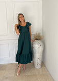 Vestido, Cristina verde