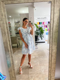 Vestido de maternidad y lactancia Romina Amalia green