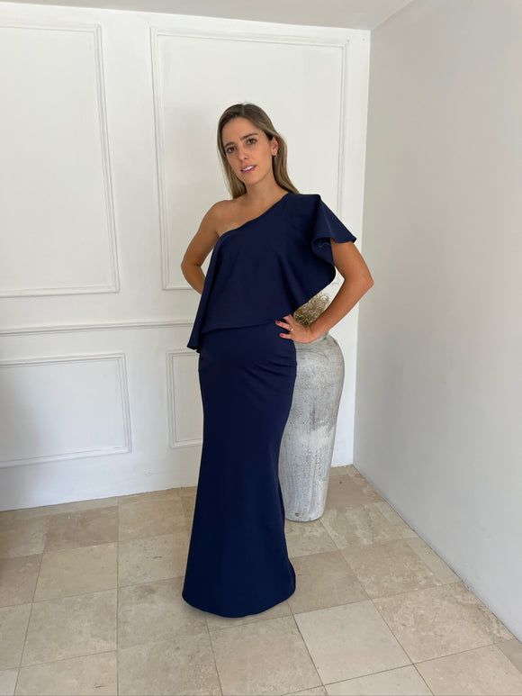 Vestido de maternidad, Martina azul marino