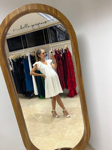 Vestido de maternidad y lactancia, Bertha ivory