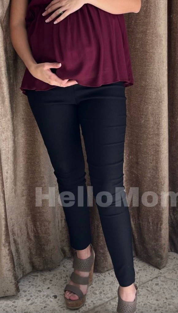 Leggins de maternidad, negro
