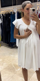 Vestido de maternidad y lactancia, Bertha ivory