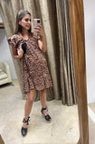 Vestido de maternidad y lactancia, Bertha leopardo