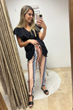 Pantalón de maternidad, rayado