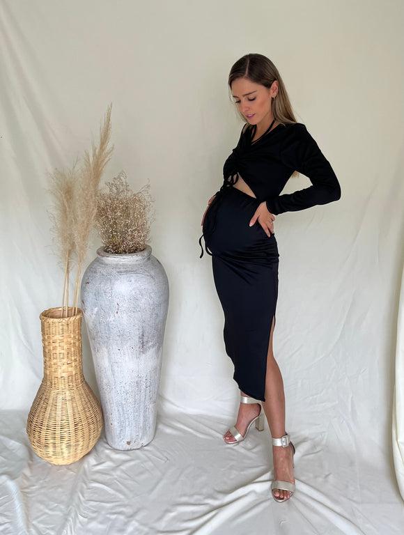 Vestido de maternidad, Yare color negro