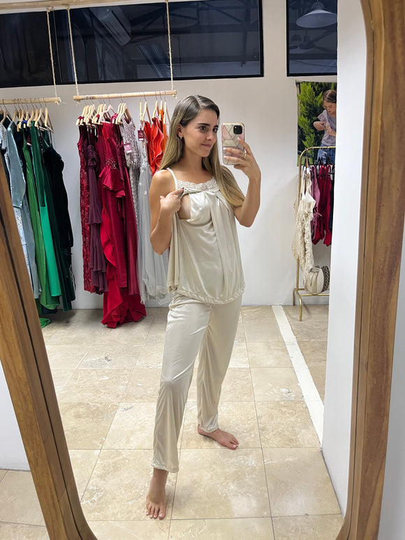 Pijama Conjunto de maternidad y lactancia