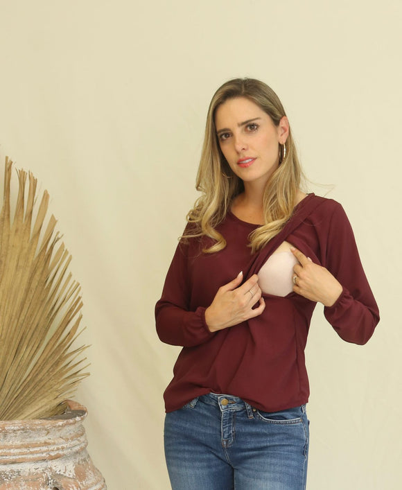 Blusa lactancia, Daniela vino G