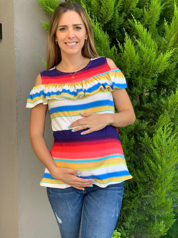 Blusa de maternidad olán colores