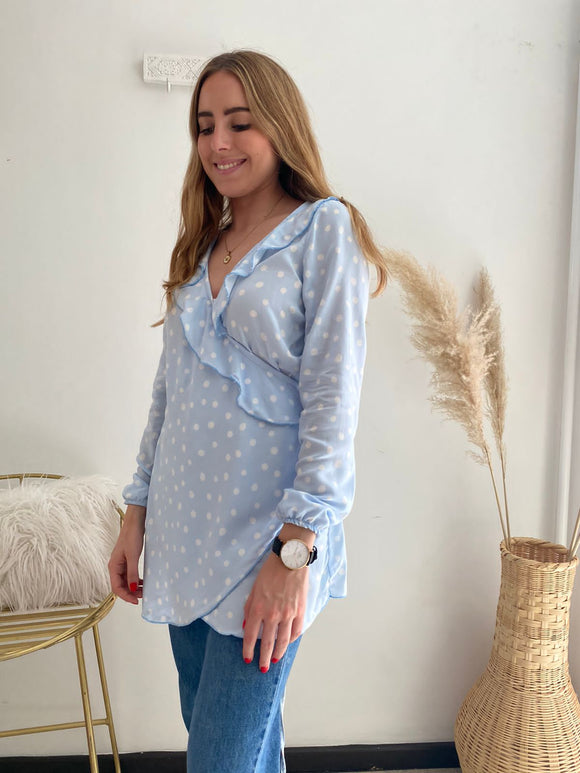 Blusa Franchesca bolitas