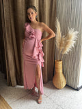 Vestido de maternidad, Britany rosa fuerte