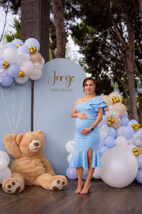 Vestido de maternidad, Aurelia azul cielo G
