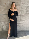 Vestido de maternidad sesión negro, Ritta