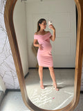 Vestido de maternidad, rosa claro viridiana