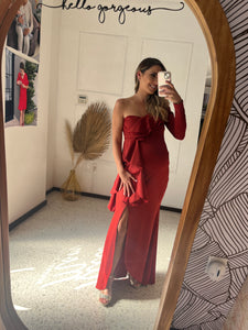 Vestido de maternidad, Britany neopreno óxido