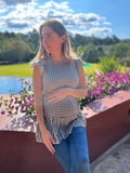 Blusa de maternidad, Anna cuadros olanes